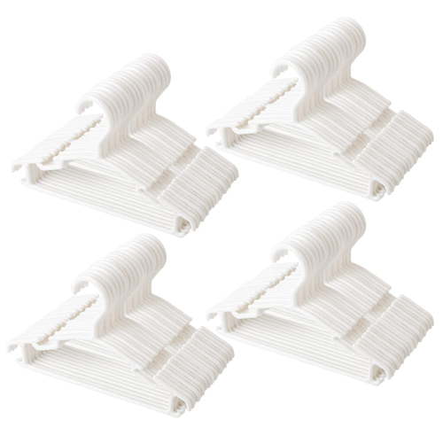 Baby Hangers 100Pack Kids Hangers Plastic Baby Hangers for Closet Children Hangers Infant Hangers Toddler Hangers Small Hangers