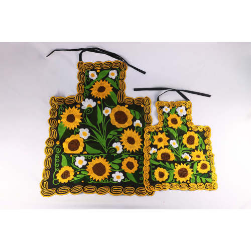 Embroidered Floral Apron Set – Anelia Co.