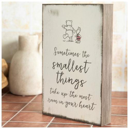 Winnie The Pooh & Piglet Wood Decor