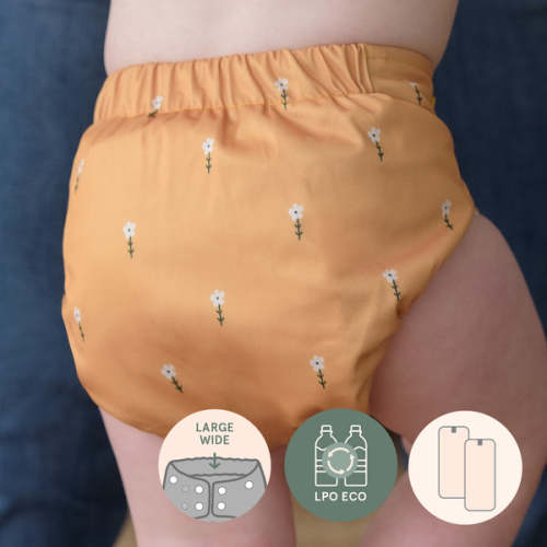 Pocket Diaper - Wide Elastic - Snap - LPO ECO
