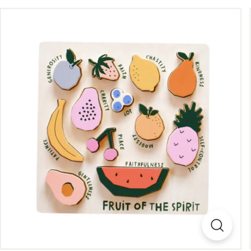 Wooden Puzzle - Fruit of the Spirit by Be A Heart – Pacifier Kids Boutique