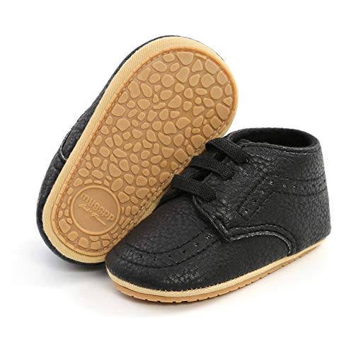 RVROVIC Baby Boys Girls Anti-Slip Sneakers Soft Ankle Boots Toddler First Walkers Newborn Crib Shoes