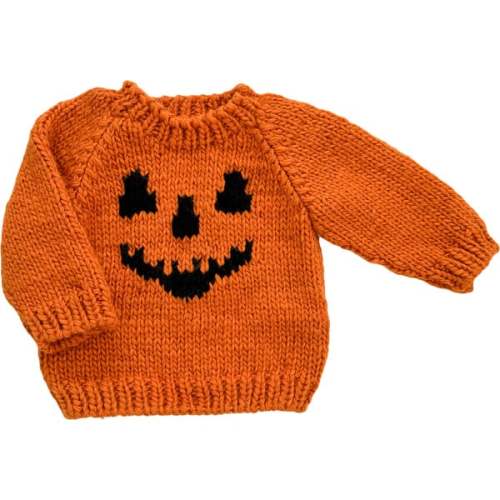 Jack-o-lantern Sweater, Orange - The Blueberry Hill Sweaters | Maisonette