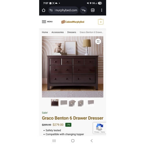 Graco Benton 6 Drawer Dresser