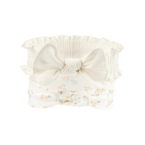 Baby 2-Pack Headwraps - White/Yellow
