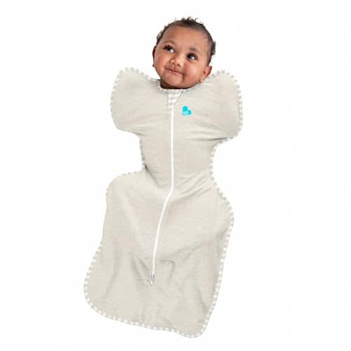 Love to Dream Swaddle UP, Baby Sleep Sack, Self-Soothing Swaddles for Newborns, Improves Sleep, Secure Fit Helps Calm Startle Reflex, New Born Essentials for Baby, 5-8.5 lbs, Sand Dollar