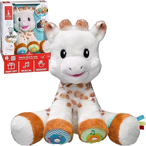 Sophie la girafe Touch & Play Music Plush | Make Music with Interactive Touch | A Toy for The Whole Family