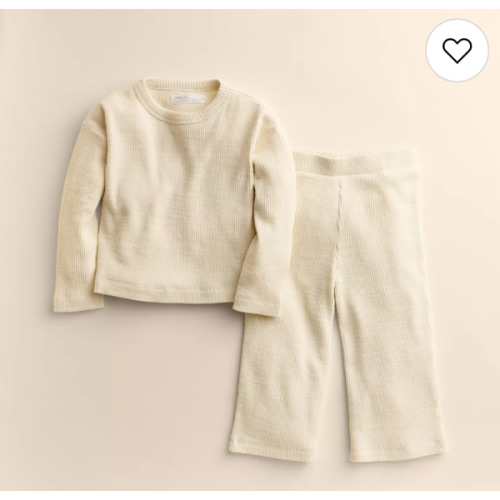 Baby & Toddler Girl Little Co. by Lauren Conrad 2-Piece Relaxed Wide Leg & Top Set