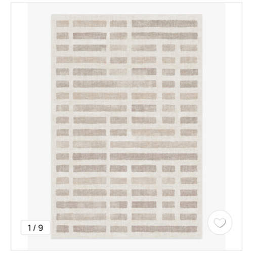 Laine Ivory & Natural Rug | Ruggable
