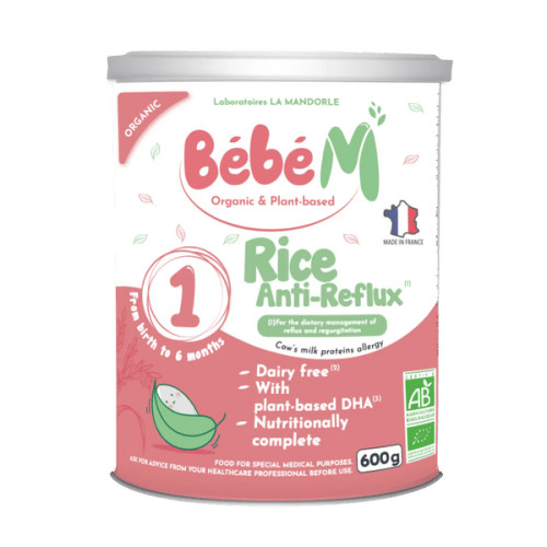 Bebe M Organic Rice-Based Anti-Reflux Infant Formula Stage 1 (0-6 Months) 600g