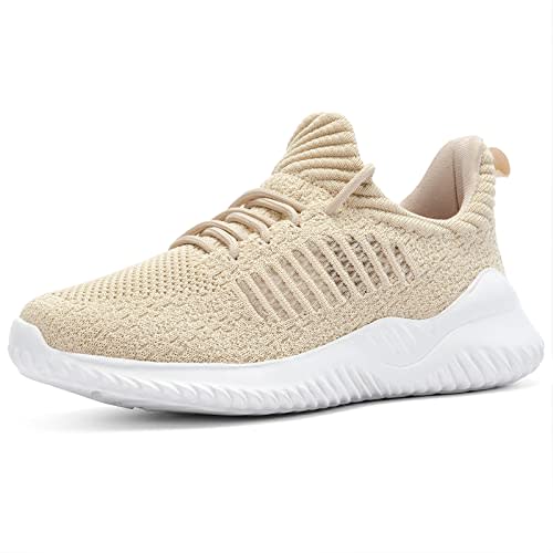 Akk Womens Walking Shoes - Slip On Tennis Running Shoes Memory Foam Lightweight Work Sneakers for Indoor Outdoor Gym