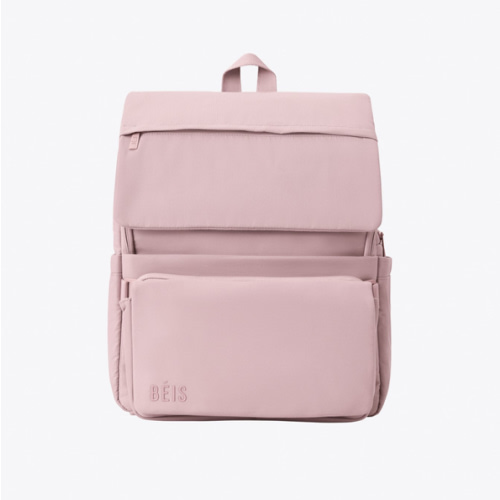BÉIS 'The Ultimate Diaper Backpack' in Atlas Pink - Best Pink Backpack Diaper Bag