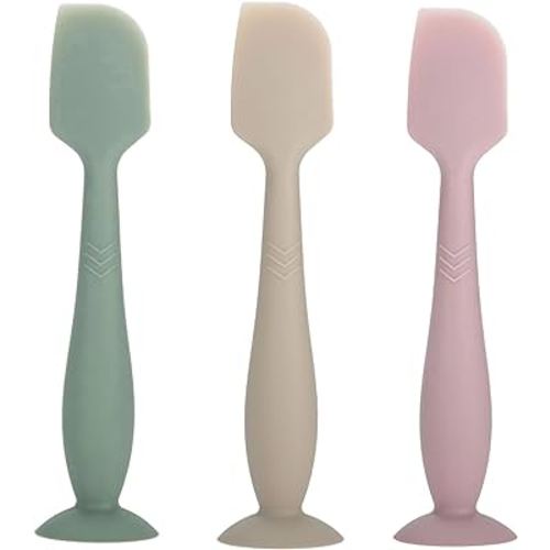 Baby Diaper Cream Spatula - Baby Diaper Rash Cream Applicator for Butt Paste Diaper Cream - Newborn Baby Essentials (gray, green, pink)