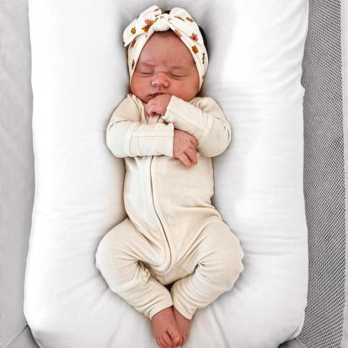 Ribbed Zip Romper