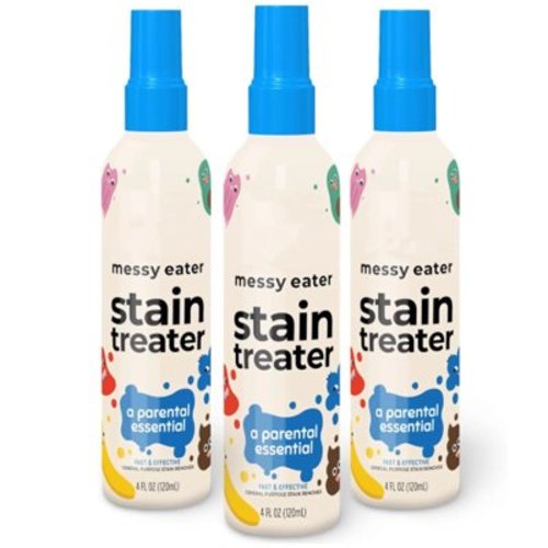 3 PACKS Miss Mouth's Messy Eater Stain Spray - 4 Oz Fabric Stain Remover - White, 120ml