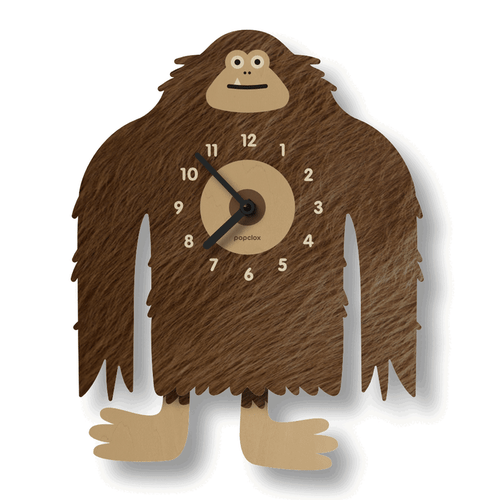 bigfoot - pendulum clock | popclox Wall Clocks for Kids