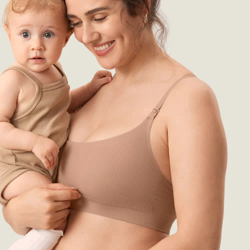 Ribbed Scoop Nursing Bralette
