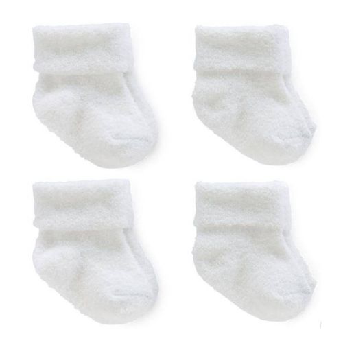 Carter's Just One You® Baby 4pk Chenille Socks - White 0-3m