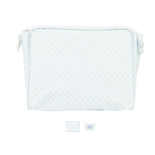 The Go Bag Blue Gingham Large by Apple of My Isla