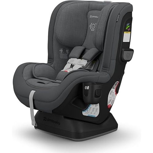 UPPAbaby Rove Convertible Car Seat - 2-in-1 Rear + Forward Facing - Quick + Secure 3-Step Install - Intuitive Safety Technology + Comfort Features - Cup Holder Included - Greyson (Grey Mélange)