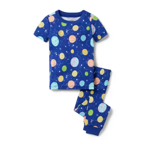 Boy True Blue Space Dreams Good Night Pajama In Space Dreams by Janie and Jack