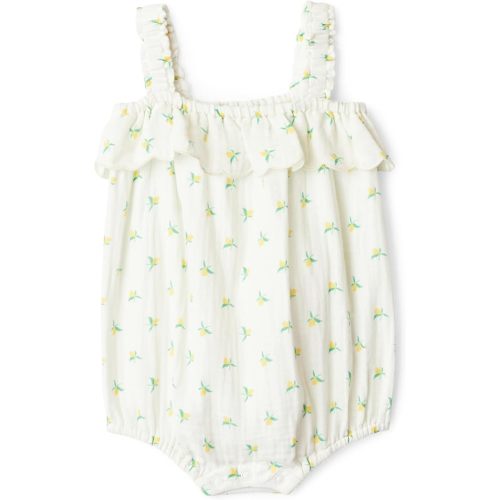 Amazon Essentials x Sofia Grainge Baby Girls' Cotton Gauze Sleeveless Romper