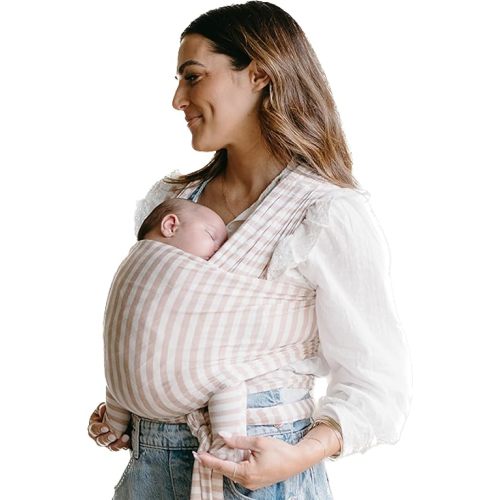 Solly Baby Wrap Carrier, for Newborn to Toddler 8-25 Lbs., Buttery-Soft & Lightweight Fabric, Reduce Crying & Increase Connection, Postpartum Essential, New Mom Gifts, Candy Stripe
