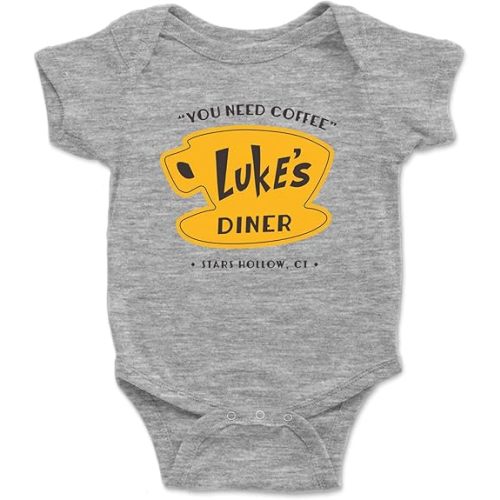 Brain Juice Tees Lukes Diner Gilmore Girls Baby One Piece