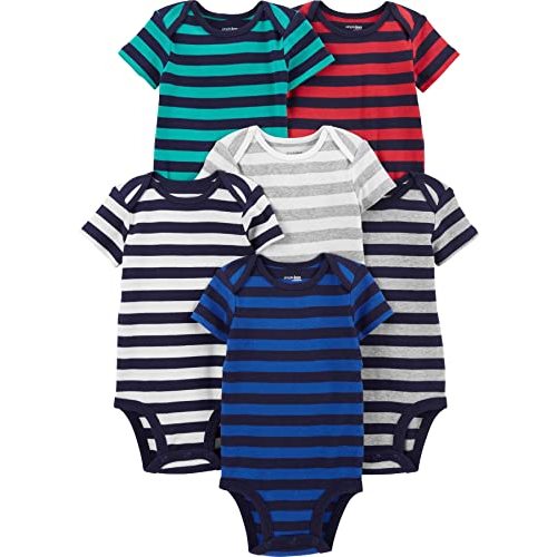 Simple Joys by Carter's Boys' 6-Pack Short-Sleeve Bodysuit