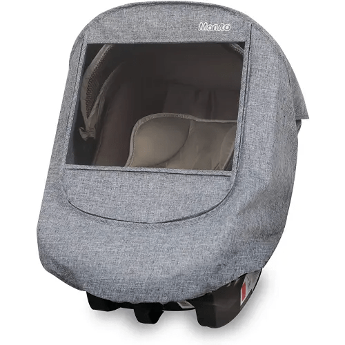 Manito Melange Infant Car Seat Weather Shield (Black Grey)