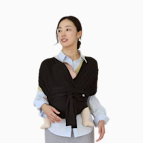 Konny Baby Wrap Carrier Flex Airmesh - Black, XS-XL