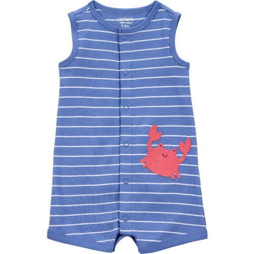 Carters Child of Mine Baby Boy Romper - Snaps - Sizes 0/3-24 Months
