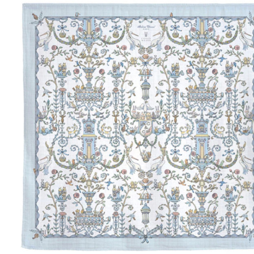 Carré Toile de Jouy Blue - Swaddle