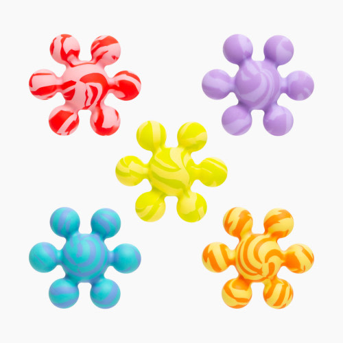 Ubbi Joinibbles Silicone Teether Toys (5 Pack) - Multicolor