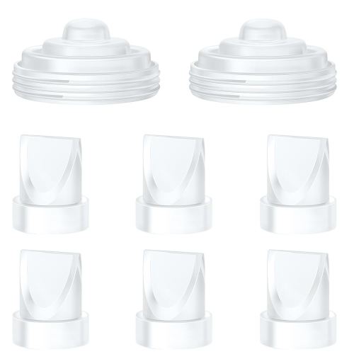 6Pcs Duckbill Valves and 2Pcs Diaphragm Compatible with Momcozy M5 Breast Pump, Breast Pump Replacement Accessories for M5 Momcozy, M5 Breast Pump Replacement Accessories