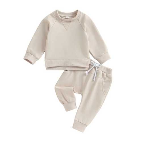 Unisex Baby Solid Long Sleeve 2-Piece Outfit Set
– The Trendy Toddlers