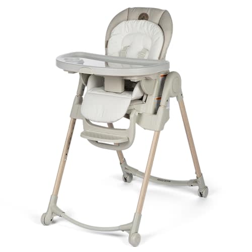 Maxi-Cosi Minla 6 in 1 High Chairs for Babies and Toddlers, Portable High Chair, Foldable Toddle and Baby High Chair, High Chair for Chair at Table, Classic Oat