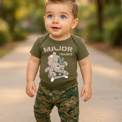 Marine Major Trouble Baby Jogger Set - Perfect for Outdoors