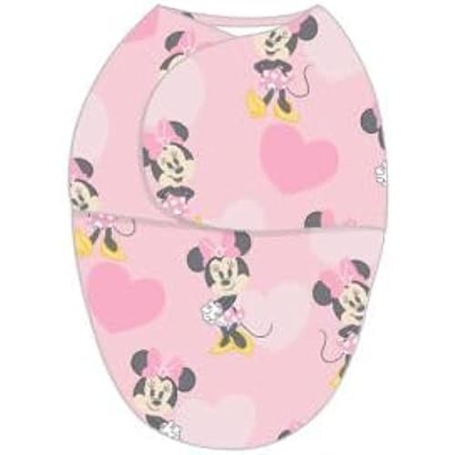 Amazon.com: Disney Minnie Mouse Single Ply Baby Swaddle Sack, Easy Wrap Infant Swaddling Blanket, Soft Comfort Swaddler/Hospital Swaddles for Newborns, Big Heart : Baby
