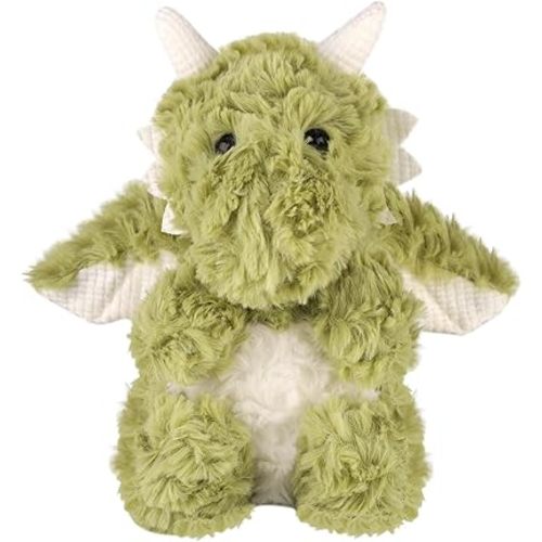 Cute Baby Dragon Toy, 8.27in Little Flying Dragon Plush Dragon Soft Toy with Wings Flying Dragon Plush Doll Stuffed Dragon Pillow Animal Pillow Plush for Adults Kids(Green)