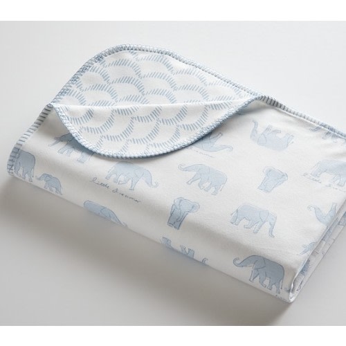 Elephant Pima Cotton Baby Blanket | Pottery Barn Kids