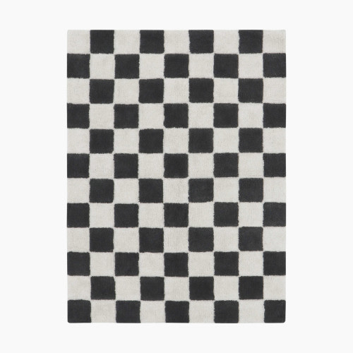 Lorena Canals Kitchen Tiles Washable Rug - Darkgrey, 4' X 5' 3"