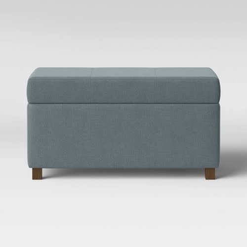 Essex Double Storage Ottoman - Threshold™, Color: Indigo