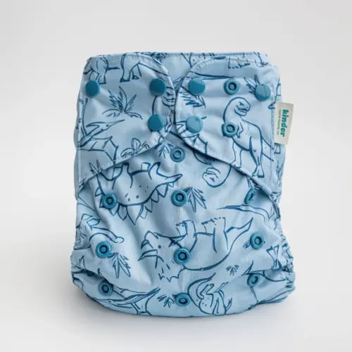 Animals and Insects: Essentials Pocket Cloth Diaper with Athletic Wicking Jersey, Grows with your Baby