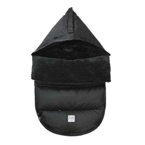 7am Enfant Plushpod Multi-seaonal Footmuff - Black S/m