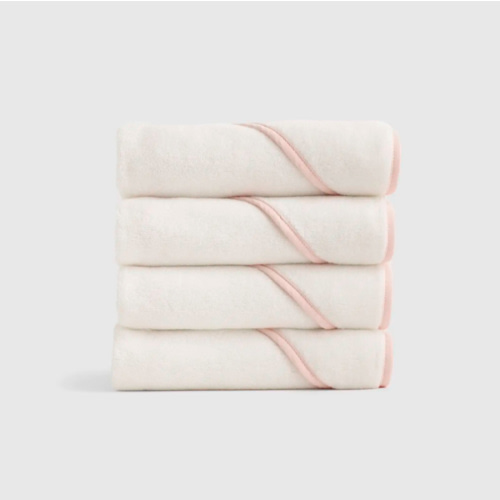 Organic Turkish Cotton Baby Hooded Towel Set 4-Pack