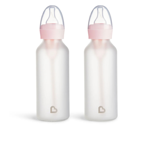 Bond® Silicone Glass Bottle 4oz or 8oz, 2pk | Munchkin