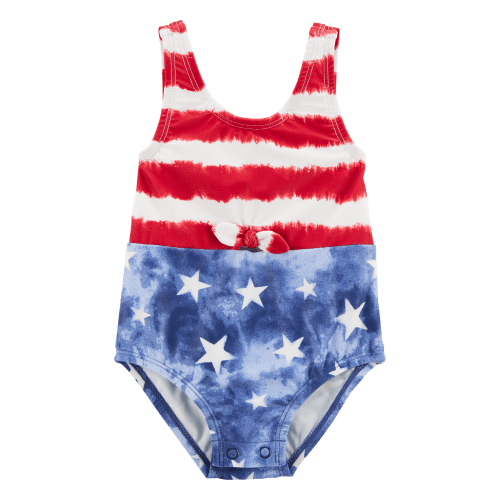 Baby 1-Piece Fourth of July  Swimsuit - OshKosh | Carter's