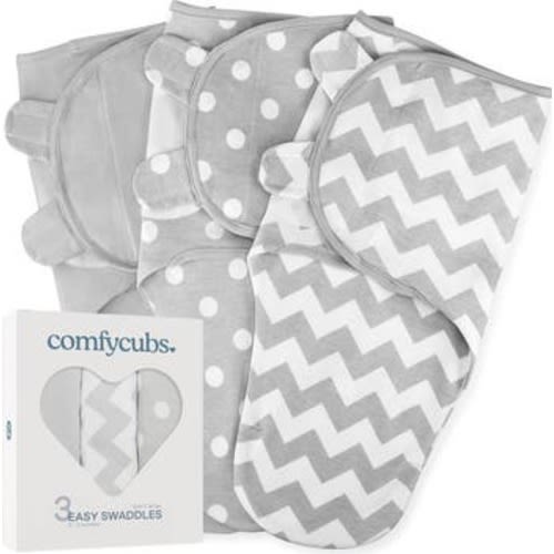 Easy Swaddle Blankets - Pack of 3, Large