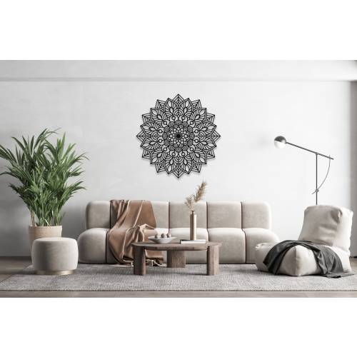 Mandala Metal Wall Decor, Mandala Flower Wall Art, Lotus Flower Wall Art, Wall Decor Over the Bed, Outdoor Garden and Decor, Room Decor